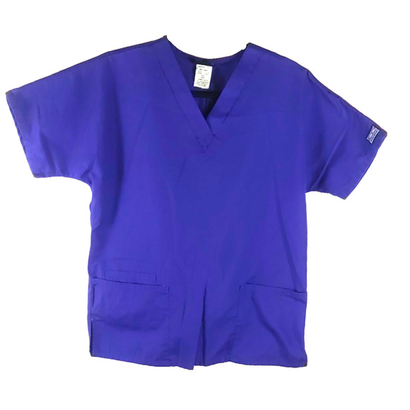 Cherokee Tops - Cherokee Workwear Women's Scrub Top Size X Small Purple